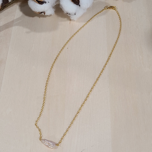 🎉🎉NEW🎉🎉 BEAUTIFUL!! Simple Pink Freshwater Pearl Necklace - Picture 11 of 13